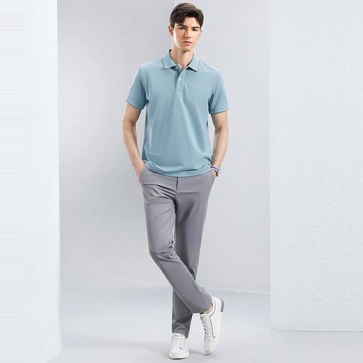 【不变形领】【瞬间凉感】柒牌polo衫短袖男夏季新款商务休闲多色翻领男士上衣	126T71060 商品图3