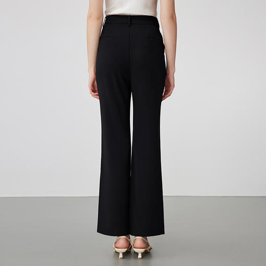 EITIE爱特爱时尚职业干练通勤百搭显瘦开叉长裤女裤B2405304 商品图4