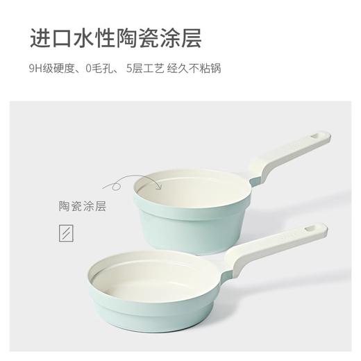 *Glasslockbaby宝宝陶瓷辅食锅婴儿奶锅小煮锅 商品图2