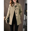 短款风衣外套女2024年春季新款韩版小个子设计感时尚洋气上衣 商品缩略图1