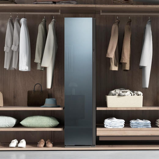 三星（SAMSUNG）衣物护理机 AI智能 褶皱护理 除尘除味 蒸汽除菌 消毒烘干机 衣物干衣机DF10A9500CG/SC 商品图2