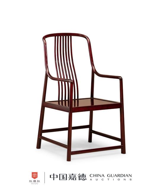 红桥红  家具严选  血檀(染料紫檀）赞比亚紫檀  【八角瓜棱腿书桌、梳背椅两件套】 商品图5