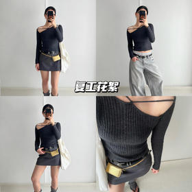 新品上身 |🌀 Born in spring，完美展露锁骨线条~