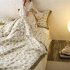 自然醒A类韩式云朵纱大豆夏被花边全棉空调被夏天薄被子可机洗纯棉夏凉被1.5LFS 商品缩略图2