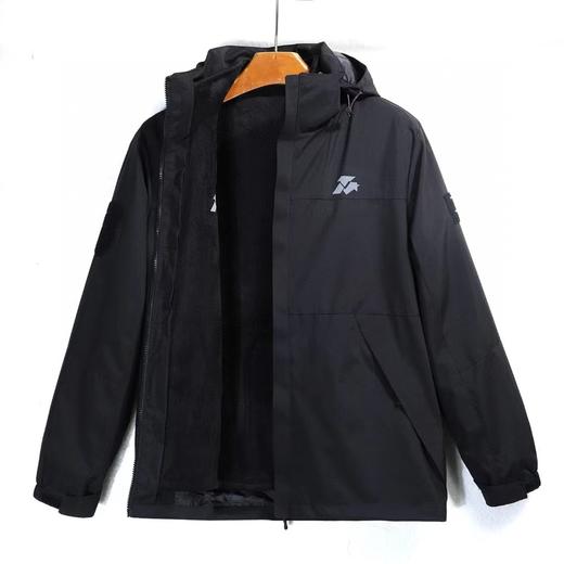 【贴标款夹克风衣男女同款】无内胆单层户外休闲运动男女同款上衣可拆卸帽夹克风衣外套有3处魔术贴位置 03h 商品图10