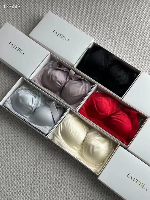 出口原单内衣Laperla桑蚕丝缎面蕾丝 商品图1