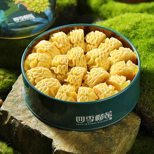 【精致点心】盒装榴莲小花曲奇 商品图3