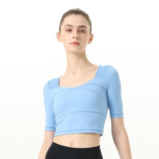 2024春夏新款S锦乔露脐瑜伽运动上衣 商品图1