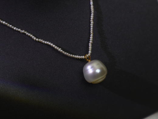 【福禄】系列南洋白珠项链 商品图2