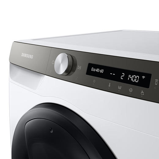 三星（SAMSUNG）10.5公斤全自动滚筒洗衣机 中途添衣 蒸汽除菌 AI智能控制 泡泡净 WW10T554DAT/SC 白色 商品图4
