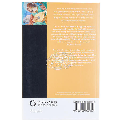 预售 【中商原版】牛津文艺复兴史 The Oxford History of the Renaissance 英文原版 Gordon Campbell 文艺复兴 历史 商品图2