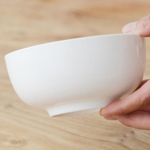 优等品纯白无铅骨瓷大汤碗高颜值吃面碗日式微波炉耐高温陶瓷餐具 商品图4