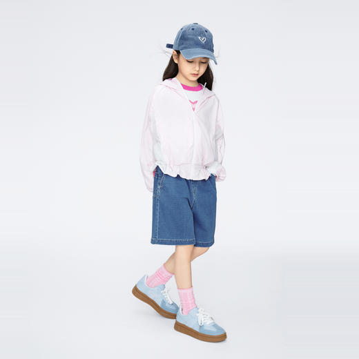 女童弹力柔软牛仔单裤裤子夏季新款安奈儿童装实体店同款AG426636 商品图5