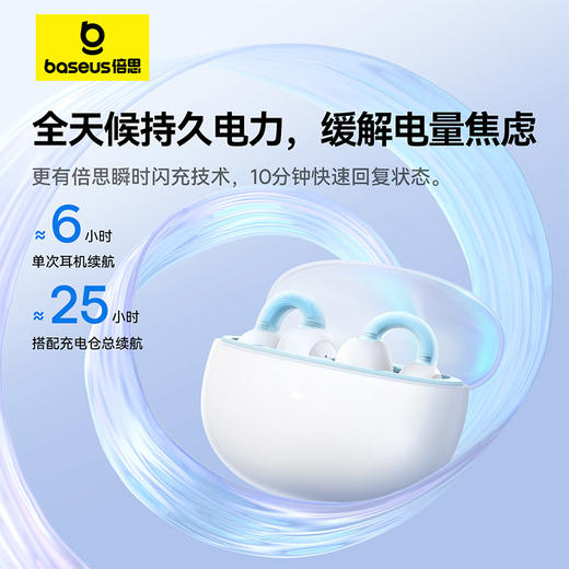 倍思 AirGo系列 1 Ring 开放式真无线耳机（耳夹） 商品图2