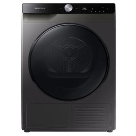 三星（SAMSUNG）9公斤大容量热泵式烘干机 左右双向开门 低温干衣手机WiFi智控除菌防皱 35分快烘 DV90T7440BX/SC 钛晶灰