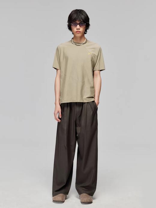 Simple Project/Y2437/螺旋分割印花短袖 商品图4