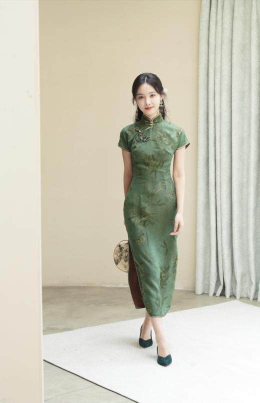 逸红颜明月优选 #『箓蝶』   来自上海老师傅手工制作的极品红云纱旗袍 商品图14