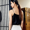 玳莎真丝V领吊带背心女2024夏季新款简约百搭丝绸西装内搭打底衫  EB31001 商品缩略图1