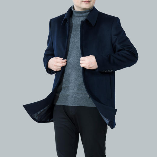 鑫缘 男士羊绒大衣 JK1155* 商品图0