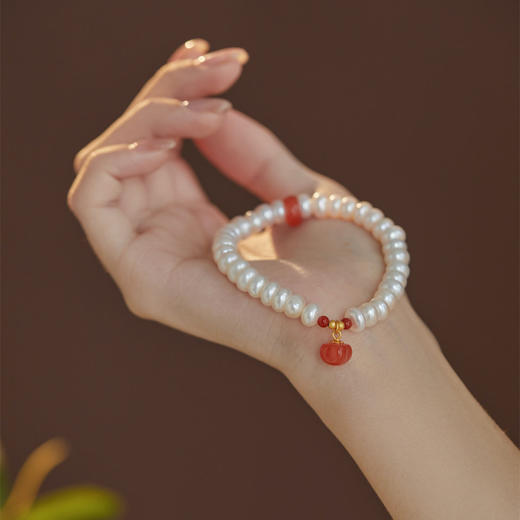 MS Lemuguet（铃兰小姐）玉石玛瑙珍珠系列 手串项链 商品图3