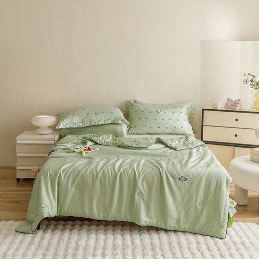 【麦上家居】莫代尔天丝冰竹被MS 商品图0