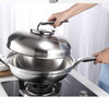 雷萨系列五层钢32cm单柄炒锅带钢盖 商品缩略图2
