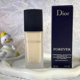 Dior迪奥凝脂恒久粉底液哑光滋润0N