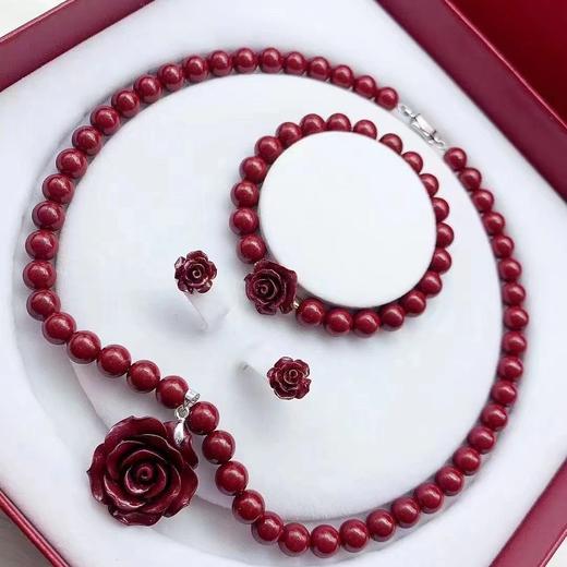 六鑫珠宝 天然高含量朱砂紫金砂四件套 商品图3