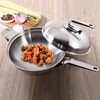 雷萨系列五层钢32cm单柄炒锅带钢盖 商品缩略图3