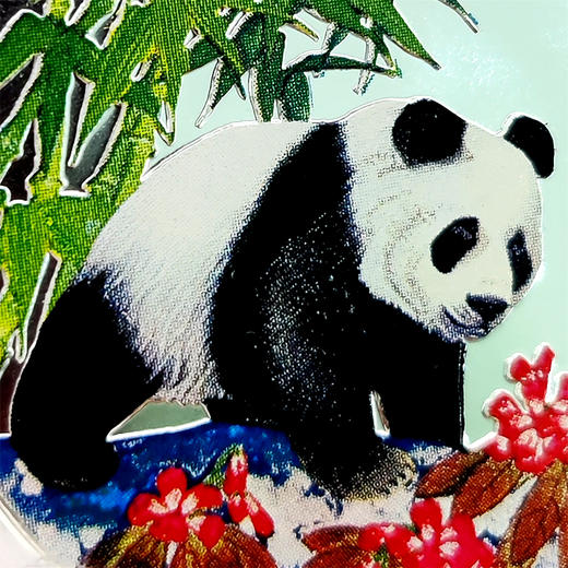 老精稀！1997年熊猫彩色银币 商品图7