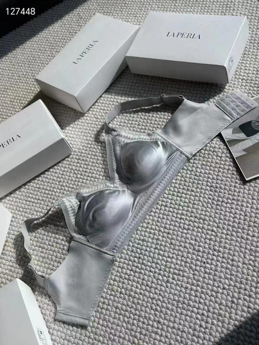 出口原单内衣Laperla桑蚕丝缎面蕾丝 商品图5