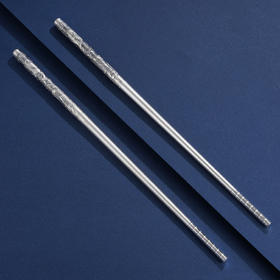 子佩集S999银【龙凤如意】筷子摆件【BX0070169-1】2403