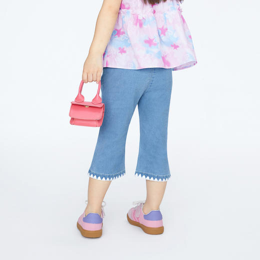 女童甜酷七分牛仔裤子新款安奈儿童装实体店同款XG426586 商品图2