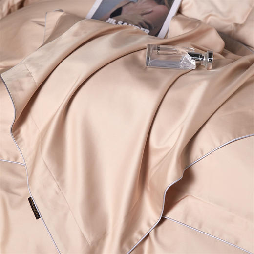 【麦上家居】纯色双拼极品长绒棉四件套MS 商品图7