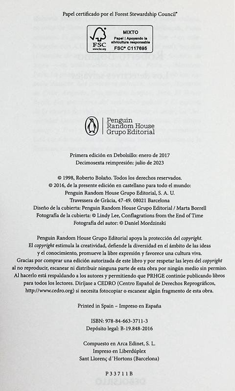 预售 【中商原版】波拉尼奥 荒野侦探 LES DETECTEURS SAUVAGES 西班牙文原版 Roberto Bolano 智利小说 拉美文学 商品图8