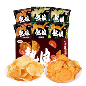四洲热浪薯片混合口味50克*6袋
