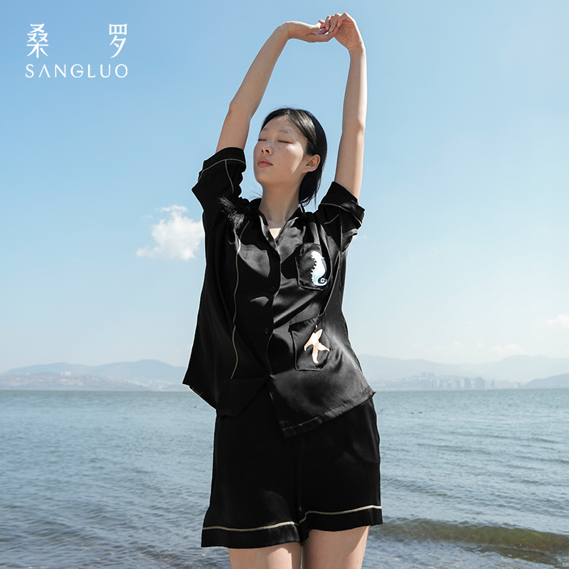 【新品】桑罗海岛系列撞色短袖套装