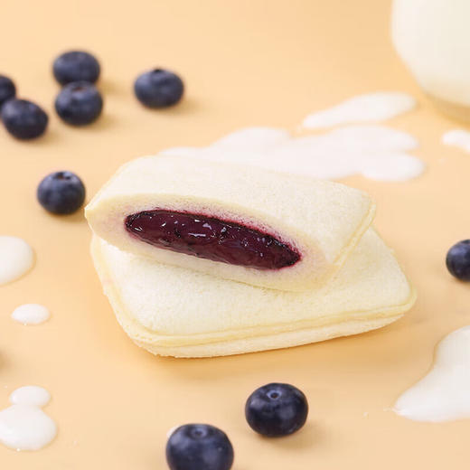 小白心里软蓝莓大口袋360g夹心饱腹面包 商品图0