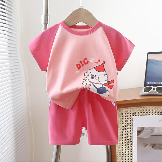 【39.9/2套】20色纯棉A类儿童短袖套装夏季宝宝两件套童装 商品图12