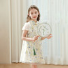 女童连衣裙2024夏季新款儿童新中式国风盘扣裙子女孩碎花公主裙 商品缩略图3