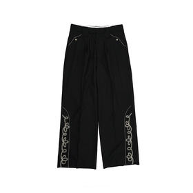 DAIRIKU Embroidery Western Wide Slacks 西部风刺绣羊毛阔腿裤