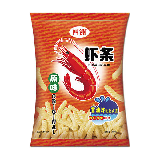 四洲虾条原味80克*6袋 商品图0