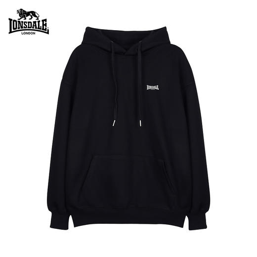 LONSDALE/龙狮戴尔 纯色高级慵懒连帽情侣卫衣[福利品] 商品图1