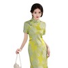 2024春夏新款中老年女士提花老上海复古国风长款短袖旗袍SYK21899 商品缩略图4