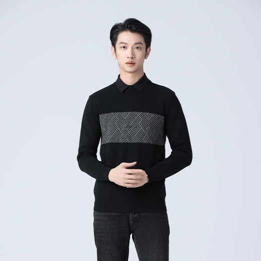 【断码清仓】HXTIDE 冬季衬衣领毛衫S107340099101/02 商品图1