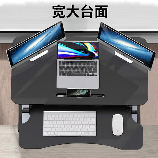 双层气动升降桌 商品图4