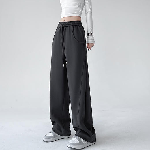 窄版香蕉运动裤女春季美式直筒宽松显瘦休闲阔腿卫裤   SKW-XBS-1888#【2306#】 商品图0