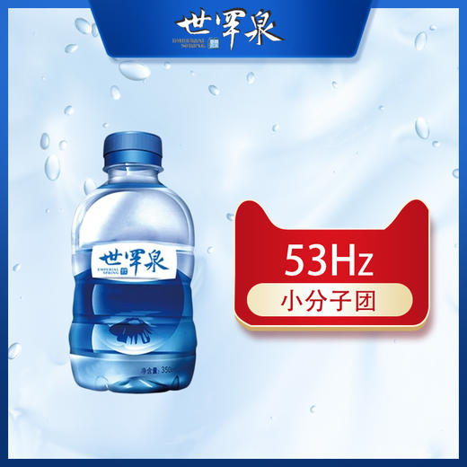 世罕泉克东天然苏打水整箱24瓶350ml弱碱性无糖无汽小分子团饮用水 商品图4