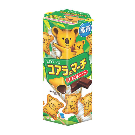乐天LOTTE小熊饼干37克*6盒巧克力味 商品图0