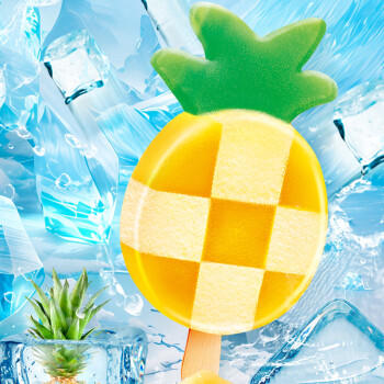 伊利冰工厂 炫菠萝雪泥味雪糕75克/支*6支 商品图4